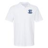 Campus Lab Upper Iowa University Primary Logo Men's Adult 100% Cotton Knit Polo Shirt, White, 3X-Large view 1