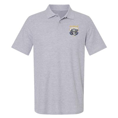 Purdue University Fort Wayne Primary Logo Men's Adult 100% Cotton Knit Polo Shirt, Athletic Heather, 2X-Large