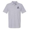 Campus Lab University of Mary Primary Logo Men's Adult 100% Cotton Knit Polo Shirt, Athletic Heather, 2X-Large view 1