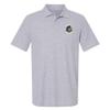 Campus Lab Park University Primary Logo Men's Adult 100% Cotton Knit Polo Shirt, Athletic Heather, 3X-Large view 1