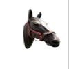 personalized nylon halter red bandana print view 2
