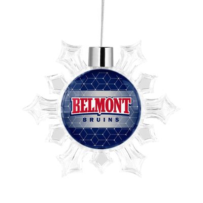 Belmont University Snowflake Christmas Tree Ornament Decoration for Tree Party Home Holiday Decor (Belmont University 4)