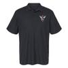 Campus Lab University of Lynchburg Primary Logo Men's Adult 100% Cotton Knit Polo Shirt, Black, 3X-Large view 1