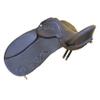 AHS us Leather Dressage Treeless Saddle for Horse, Padded with Cow Soft Leather. (14", Black) view 3