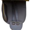 AHS us Leather Dressage Treeless Saddle for Horse, Padded with Cow Soft Leather. (14", Black) view 4