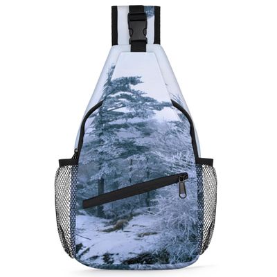 MACITA Sling Backpack, Multipurpose Crossbody Shoulder Bag Travel Hiking Daypack0646