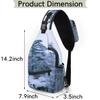 MACITA Sling Backpack, Multipurpose Crossbody Shoulder Bag Travel Hiking Daypack0646 view 2