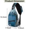 MACITA Sling Backpack, Multipurpose Crossbody Shoulder Bag Travel Hiking Daypack0651 view 2
