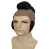HPO Adult Mens Tough Black Guy T Mohawk Wig, Perfect for Halloween, Flame-retardant Synthetic Fiber (Black) view 2