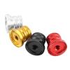 2PCS Bicycle Rear Axle Nut, M5 Front Axle Nut Replacement Nut for Bicycle Mountain Bike Cycling (Silver) view 1