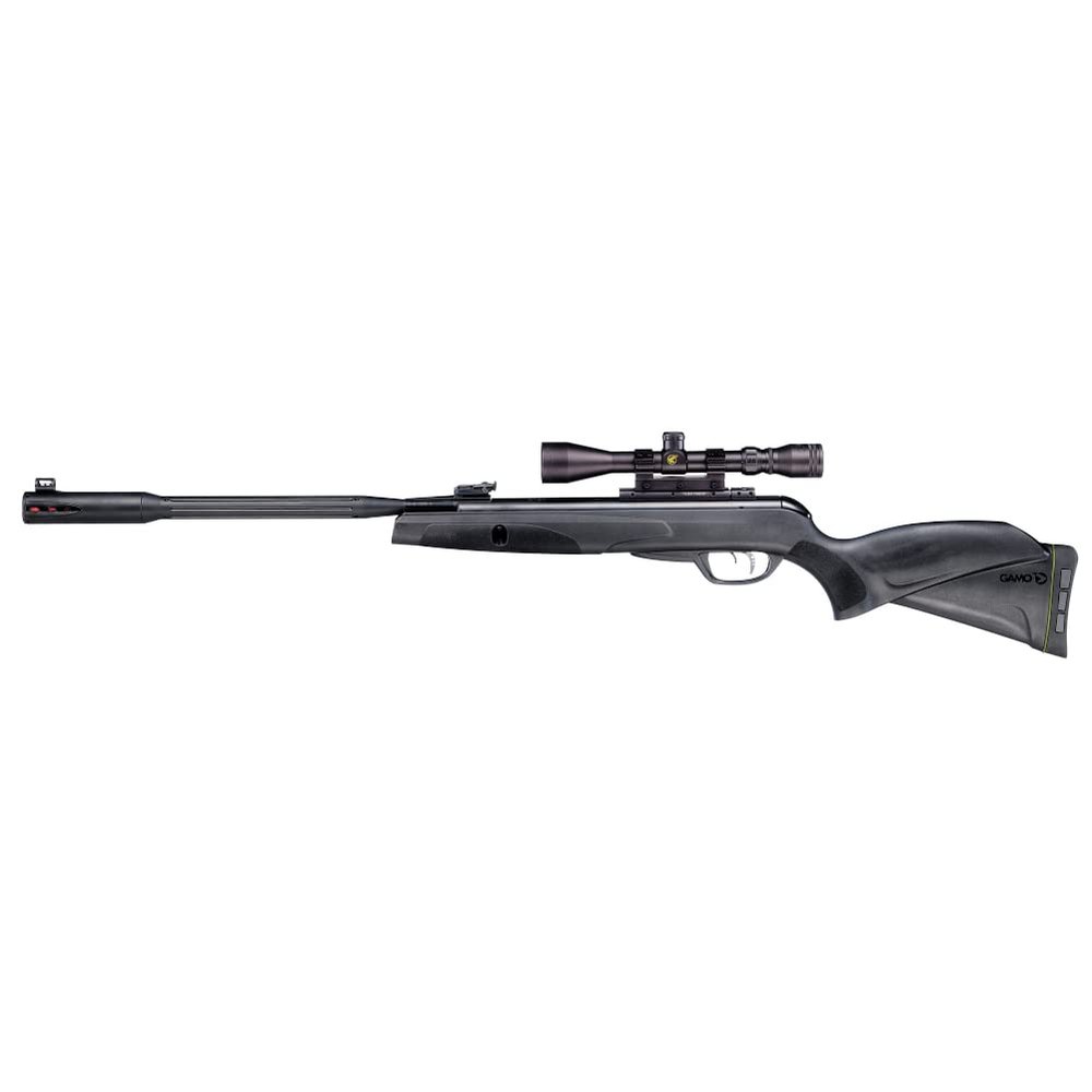 GAMO Whisper Fusion Mach 1 Air Gun .22 Cal with Combo Pack Assorted Pellets (TS-22 x 200, Hunter x 250, Magnum x 250, Master Point x 250)