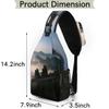 MACITA Sling Backpack, Multipurpose Crossbody Shoulder Bag Travel Hiking Daypack0607 view 2