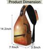 MACITA Sling Backpack, Multipurpose Crossbody Shoulder Bag Travel Hiking DaypackWww.gm1.cn041 view 2