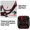 Elderly Rickshaw Pedal Tricycle with Large Cabin,20inch Dual-use Cargo Trike,Tandem Tricycle with Dual seat,3 Wheels Cruiser Trike Bike with Shock Absorbing Fork,Sensitive Brakes view 4