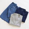 OWLONLINE Men's Pajamas Japanese Style Oversize Short Sleeved and Shorts Suit Size XL Q4 Grey view 2