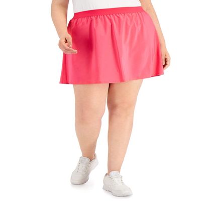 ID Ideology Women's Woven Skort Pink Size 1X