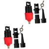 DECHOUS 2 Sets Inflator Air Pump Valve Pump Adapter for Inflatables Easy Conversion Compact Size Light Weight view 1
