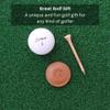 THOM Personalized Golf Marker A-Z, (Set of 2) for Golfers - Magnetic Ball Marker Handmade with 100% Vegan Leather - Fun Golf Stuff for Men - Customized Golf Gifts (X, Black/Brown) view 3