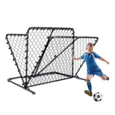 Letusto Advanced Soccer Rebounder Board - 16 Angle Adjustable Soccer Rebounder Net for Training, Soccer Kickback Trainer - Durable Football Soccer Bounce Back Board, Rebound Wall (Size:3.5 X 3')
