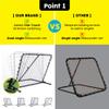 Letusto Advanced Soccer Rebounder Board - 16 Angle Adjustable Soccer Rebounder Net for Training, Soccer Kickback Trainer - Durable Football Soccer Bounce Back Board, Rebound Wall (Size:3.5 X 3') view 2