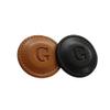 THOM Personalized Golf Marker A-Z, (Set of 2) for Golfers - Magnetic Ball Marker Handmade with 100% Vegan Leather - Fun Golf Stuff for Men - Customized Golf Gifts (G, Black/Brown) view 1