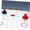 BESTOYARD 1 Set air Hockey Mini Hockey Small Gaming Desk Desktop Accessories Hockey Pucks Game Tables for Game Room Hockey Goal Handles Paddles Game Supplies Hockey Game Pucks Toy view 3