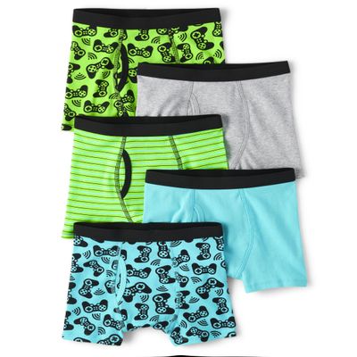 The Children's Place,Cotton Boxer Briefs Underwear Variety Pack,Medium (7/8)