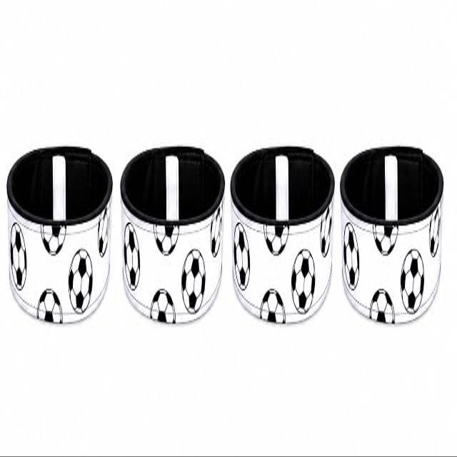 Soccer Sleeve Holders 2 Pair White/Black | Original USA Inventor | 8M+ Sold