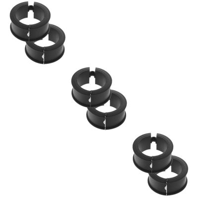 INOOMP 6pcs Bike Handlebar Gasket Kit Replacement Washers for Cycling Road Bike Silicone Mounting Pads