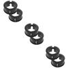 INOOMP 6pcs Bike Handlebar Gasket Kit Replacement Washers for Cycling Road Bike Silicone Mounting Pads
