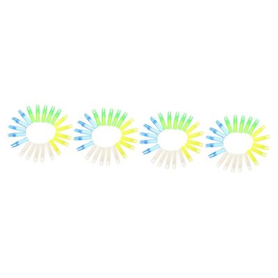 VANZACK 80pcs Outdoor Arrow Tail Kit Inner Transparent Accessories for Hunting Training and Practice Shooting