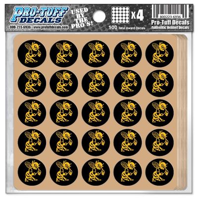 20 Mil Thick Premium Vinyl Hornet Award Decals Bees Stingers Wasp Swarm Yellowjackets