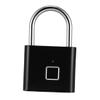 PACKOVE Intelligent Fingerprint Password Lock Durable Black Luggage Lock for Travel Automatic Suitcase Cabinet Protection Supports Fingerprints for Indoor Outdoor Use view 1