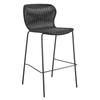 Benjara BM297218 30 in. Qob Woven Rattan Seat Metal Frame Barstools Brown - Set of 2 view 1