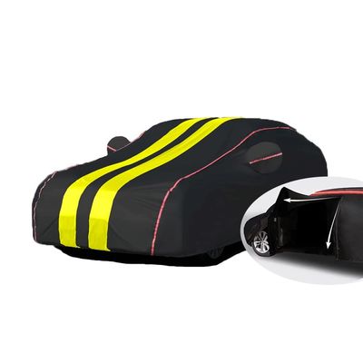DUBOM Car Cover Outdoor for Golf 7 GTE Golf 7 R Golf VII, Car Cover Waterproof Breathable Large, Car Cover Summer,Sun UV Resistent Dustproof Custom,Oxford with Zipper (Color : A2, Size : Golf 7 GTE)
