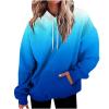 SHAOBGE Halloween Tshirts Long Sleeve Drawstring Crew Neck Sweatshirts Women Fall Work Oversized Hoodie For Women Winter Halloween Pumpkin Halloween Tops view 1