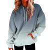 SHAOBGE Girls Hoodie Drawstring Long Sleeve Womens Pullover Fall Baggy Womens Sweatshirt Winter Tie Dye Gradient Graphic Trendy Clothes For Teen Girls view 1