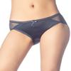 iB-iP Women's Sheer Lace See Through Thin Mesh Transparent Low Rise Brief Panties, Size: 10, Teal view 2