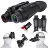 Braveking1 Night Vision Goggles with 3D Vision Effect 8 X Digital Zoom Completely Independent Adjust Binoculars 4K Video Recording 7 Infrared Binocular for Adults, Viewing in 100% Darkness(32GB Card) view 1