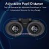 Braveking1 Night Vision Goggles with 3D Vision Effect 8 X Digital Zoom Completely Independent Adjust Binoculars 4K Video Recording 7 Infrared Binocular for Adults, Viewing in 100% Darkness(32GB Card) view 4