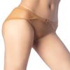iB-iP Women's Sheer Lace See Through Thin Mesh Transparent Low Rise Brief Panties, Size: 8, Dark Bronze view 3