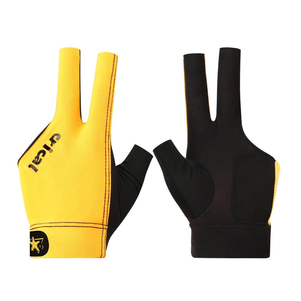 CRICAL Billiard Glove, 3 Finger Pool Glove with Lycra Material