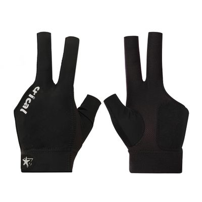 CRICAL Billiard Glove, 3 Finger Pool Glove with Lycra Material