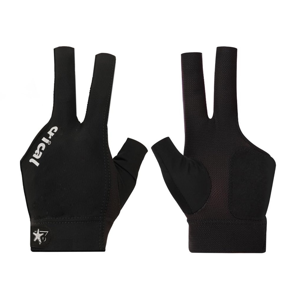 CRICAL Billiard Glove, 3 Finger Pool Glove with Lycra Material