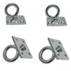 Boat Deck Stainless Steel 5/16" Square Pad Swivel Eye Rigging Lift | Pack 4 | view 1
