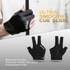 CRICAL Billiard Glove, 3 Finger Pool Glove with Lycra Material view 3