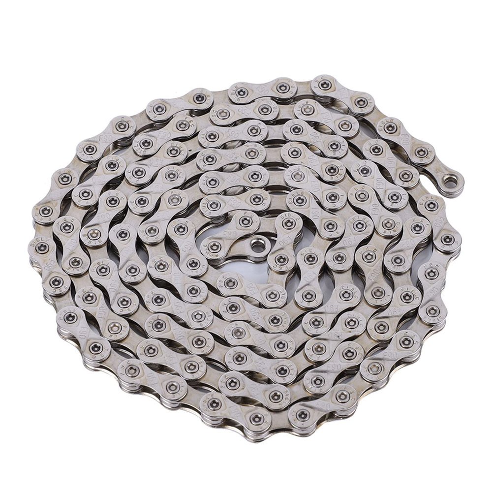 AMONIDA Road Bike Chain, 27 Speed, High-Grade Steel, Single Strand, Bike Chain for Road and Mountain Bikes