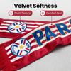 2-pack Of Soccer National Team Scarves,Soccer Fans Souvenir Double Side Logo Print Scarf,World Top 40 National Team Scarf(Paraguay) view 2