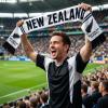 2-pack Of Soccer National Team Scarves,Soccer Fans Souvenir Double Side Logo Print Scarf,World Top 40 National Team Scarf(New Zealand) view 4