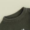 Mubineo Baby Girl Winter Clothes Cute Flower Sweater Crewneck Pullover Long Sleeve Knit Newborn Infant Sweaters (US, Age, 3 Years, 4 Years, Army Green) view 4